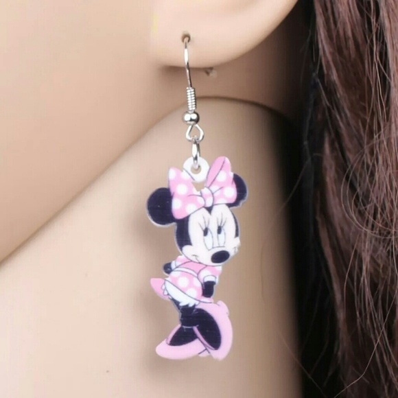 Minnie Mouse Earrings - Picture 1 of 2